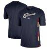 Cleveland Cavaliers Nike Classic Edition Hardwood Classics Authentic Game Shooting T-Shirt - Navy - Front View