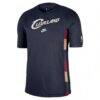 Cleveland Cavaliers Nike Classic Edition Hardwood Classics Authentic Game Shooting T-Shirt - Navy - Side View