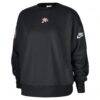 Philadelphia 76ers Nike Women's Classic Edition Hardwood Classics Premium Phoenix Fleece Sweatshirt - Black - Side View