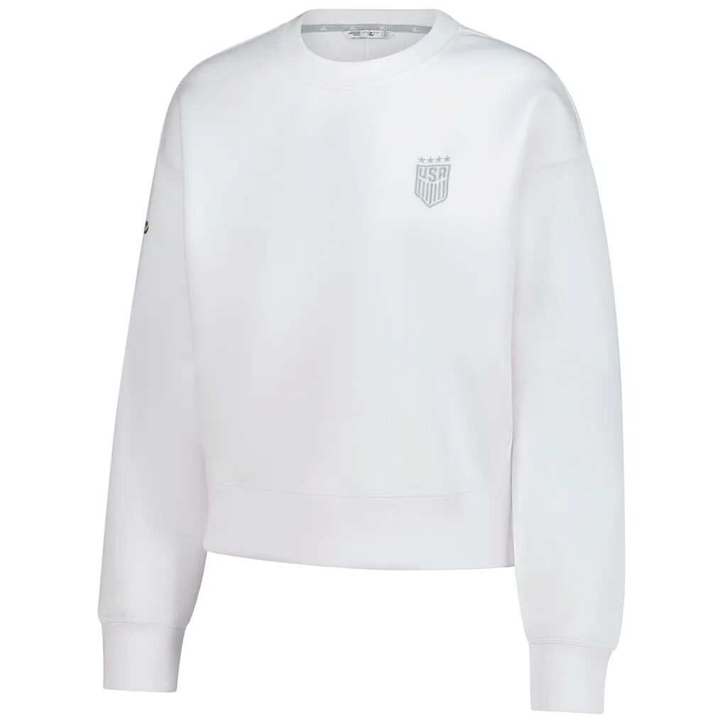 USWNT Levelwear Women's Luxe Sponge Tri-Blend Pullover Sweatshirt