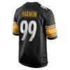 Derrick Harmon Pittsburgh Steelers Nike Game Player Jersey - Black - Detail View
