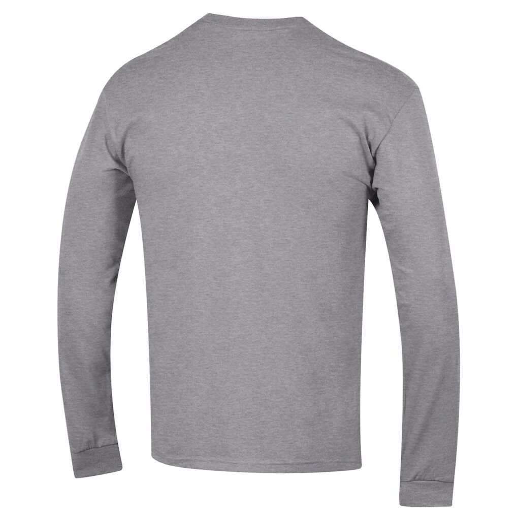Brown Bears Champion Basic Arch Long Sleeve T-Shirt - Heather Gray