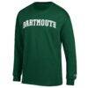 Dartmouth Big Green Champion Basic Arch Long Sleeve T-Shirt - Green - Side View