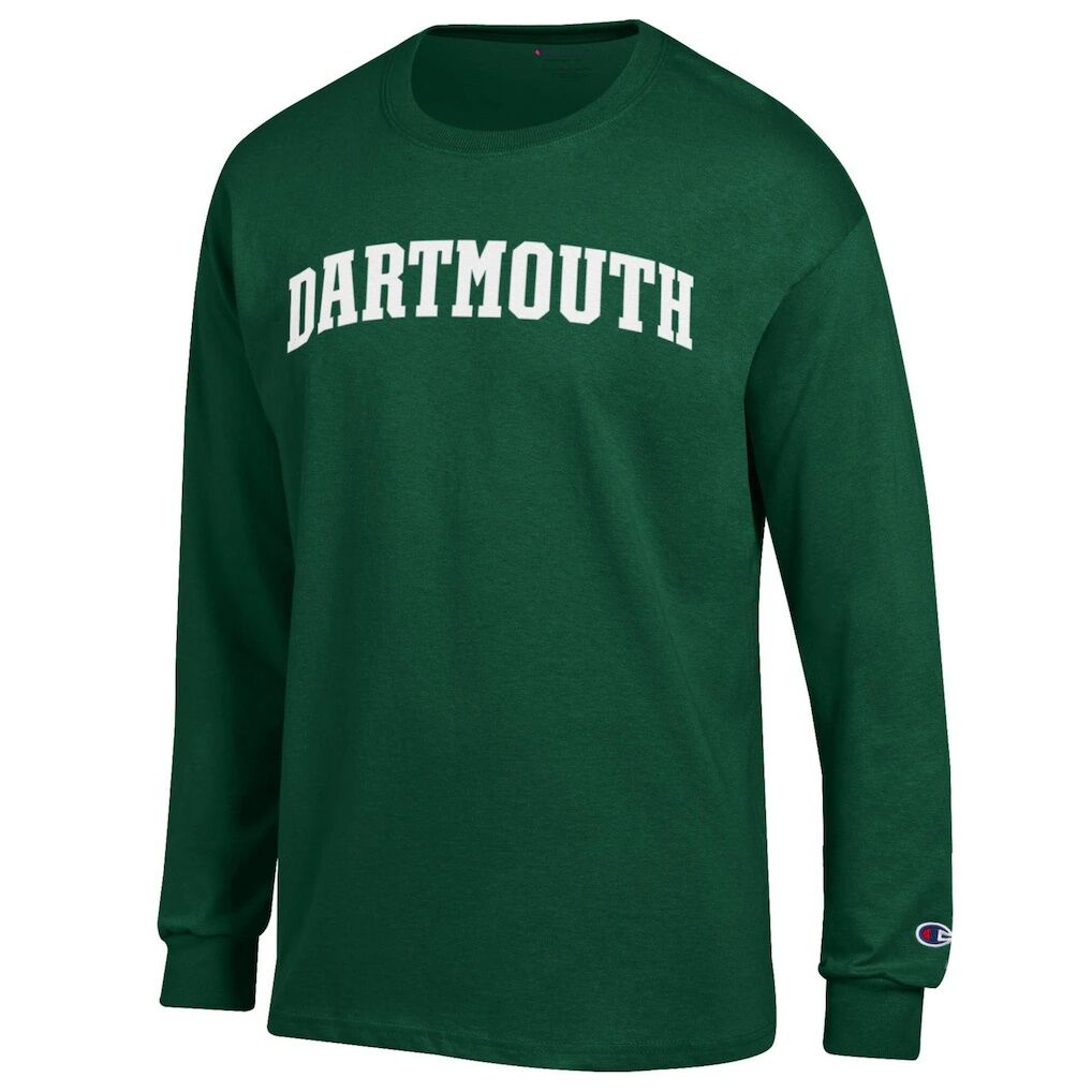 Dartmouth Big Green Champion Basic Arch Long Sleeve T-Shirt