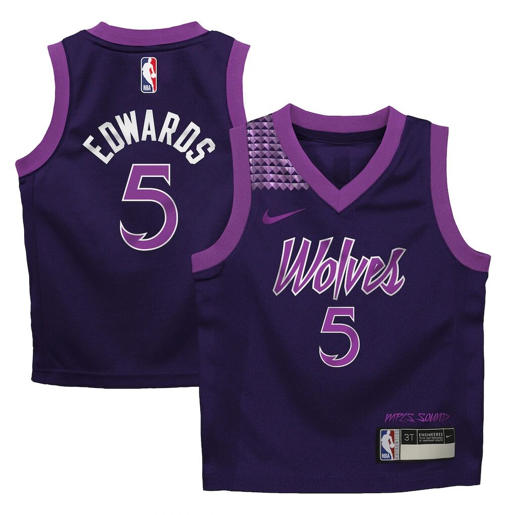 Anthony Edwards Minnesota Timberwolves Nike Infant 2025/26 City Edition Swingman Jersey