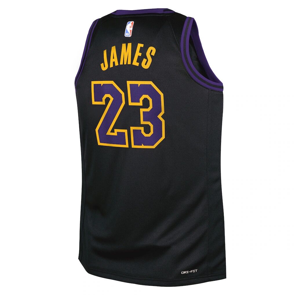 LeBron James Los Angeles Lakers Nike Youth 2025/26 City Edition Swingman Jersey