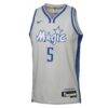 Paolo Banchero Orlando Magic Nike Youth 2025/26 City Edition Swingman Jersey - Silver - Side View