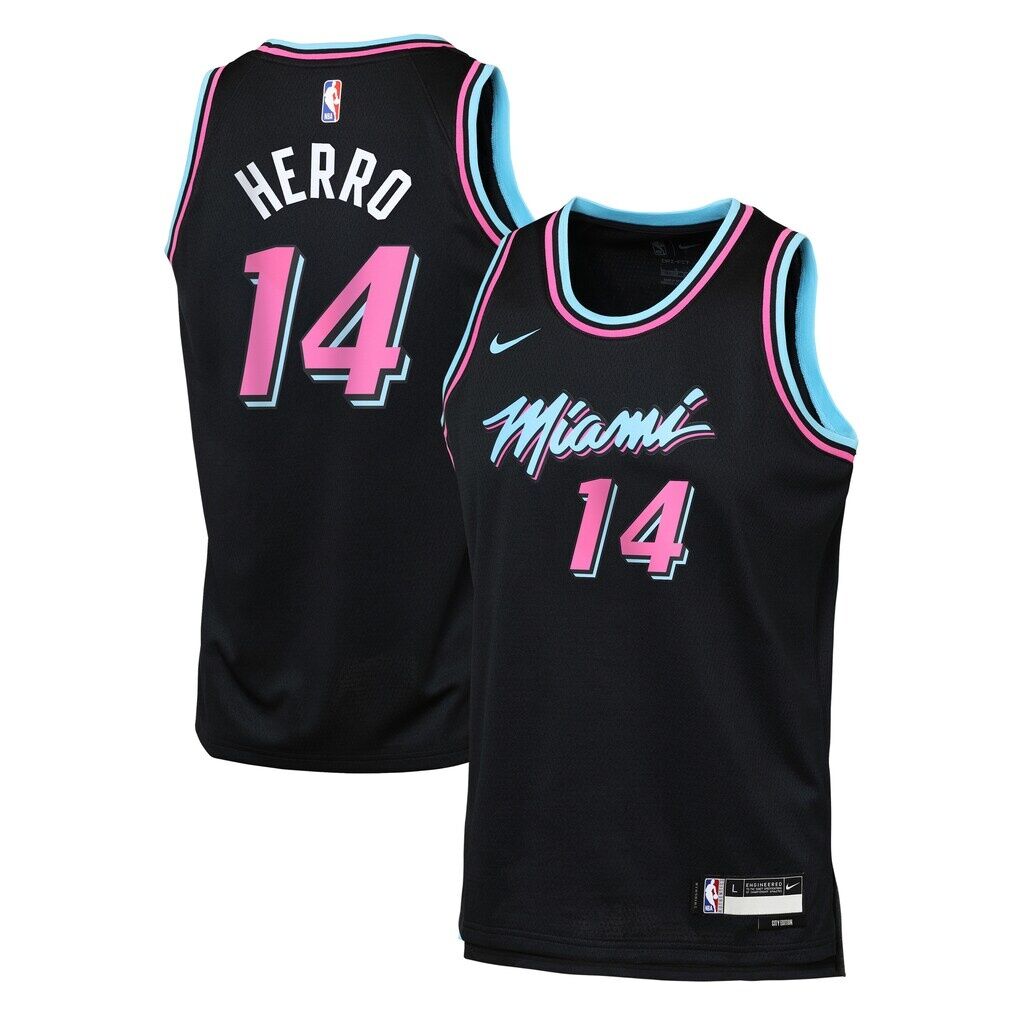 Tyler Herro Miami Heat Nike Youth 2025/26 City Edition Swingman Jersey