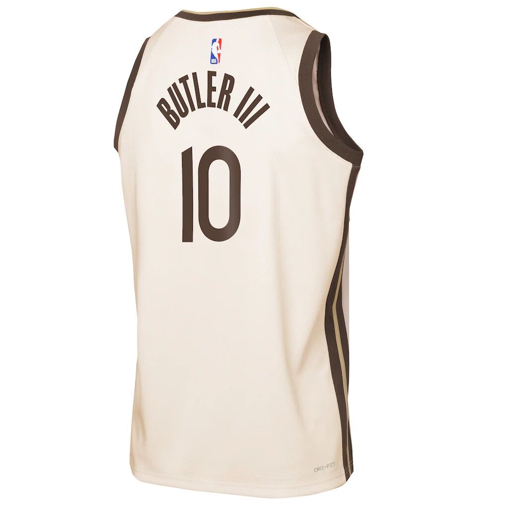 Jimmy Butler III Golden State Warriors Nike Youth 2025/26 City Edition Swingman Jersey – Tan