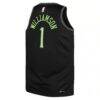 Zion Williamson New Orleans Pelicans Nike Youth 2025/26 City Edition Swingman Jersey - Black - Detail View