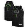 Zion Williamson New Orleans Pelicans Nike Youth 2025/26 City Edition Swingman Jersey - Black - Front View