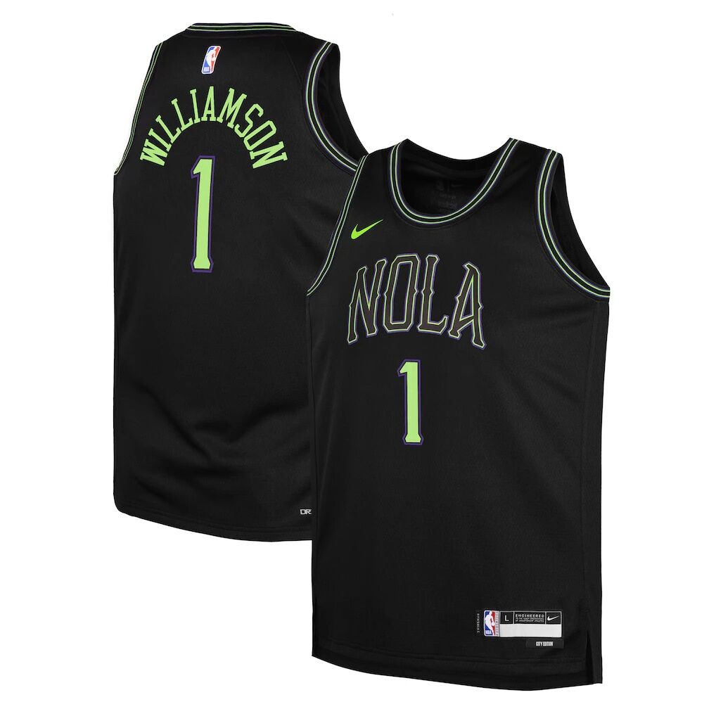 Zion Williamson New Orleans Pelicans Nike Youth 2025/26 City Edition Swingman Jersey