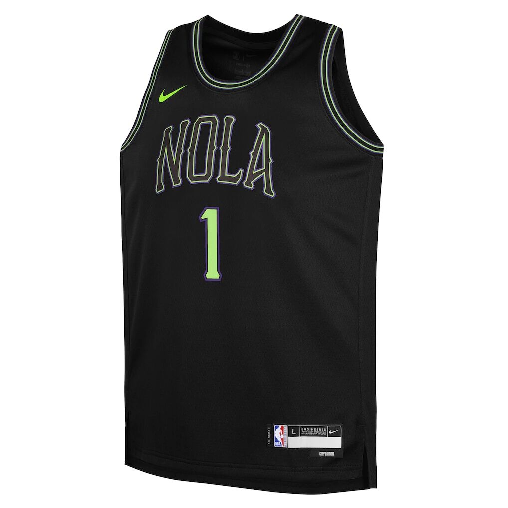 Zion Williamson New Orleans Pelicans Nike Youth 2025/26 City Edition Swingman Jersey