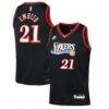 Joel Embiid Philadelphia 76ers Nike Youth Swingman Jersey - Black - Front View