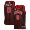 Coby White Chicago Bulls Jordan Brand Youth Swingman Jersey - Black - Front View