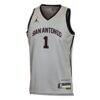 Victor Wembanyama San Antonio Spurs Jordan Brand Youth Swingman Jersey - Silver - Side View