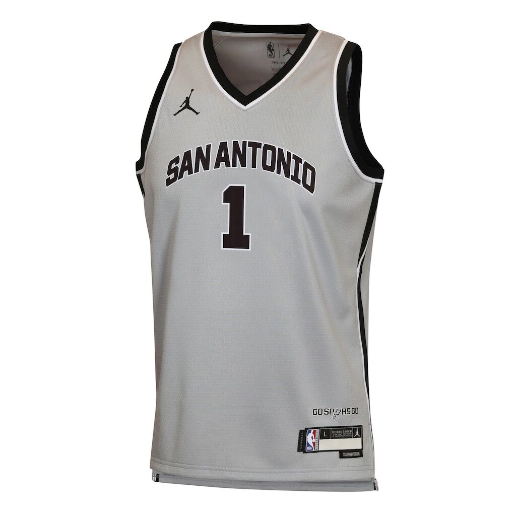 Victor Wembanyama San Antonio Spurs Jordan Brand Youth  Swingman Jersey - Statement Edition