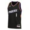 Devin Booker Phoenix Suns Jordan Brand Youth Swingman Jersey - Black - Side View