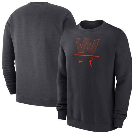 WNBA Nike Logowoman Club Fleece Pullover Sweatshirt - - Front View