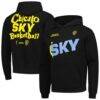 Chicago Sky Playa Society Unisex Team Pullover Hoodie - Black - Front View