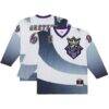 Wayne Gretzky Los Angeles Kings Mitchell & Ness Big & Tall 1995-96 Blue Line 2.0 Jersey - White - Front View