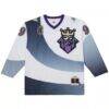 Wayne Gretzky Los Angeles Kings Mitchell & Ness Big & Tall 1995-96 Blue Line 2.0 Jersey - White - Side View