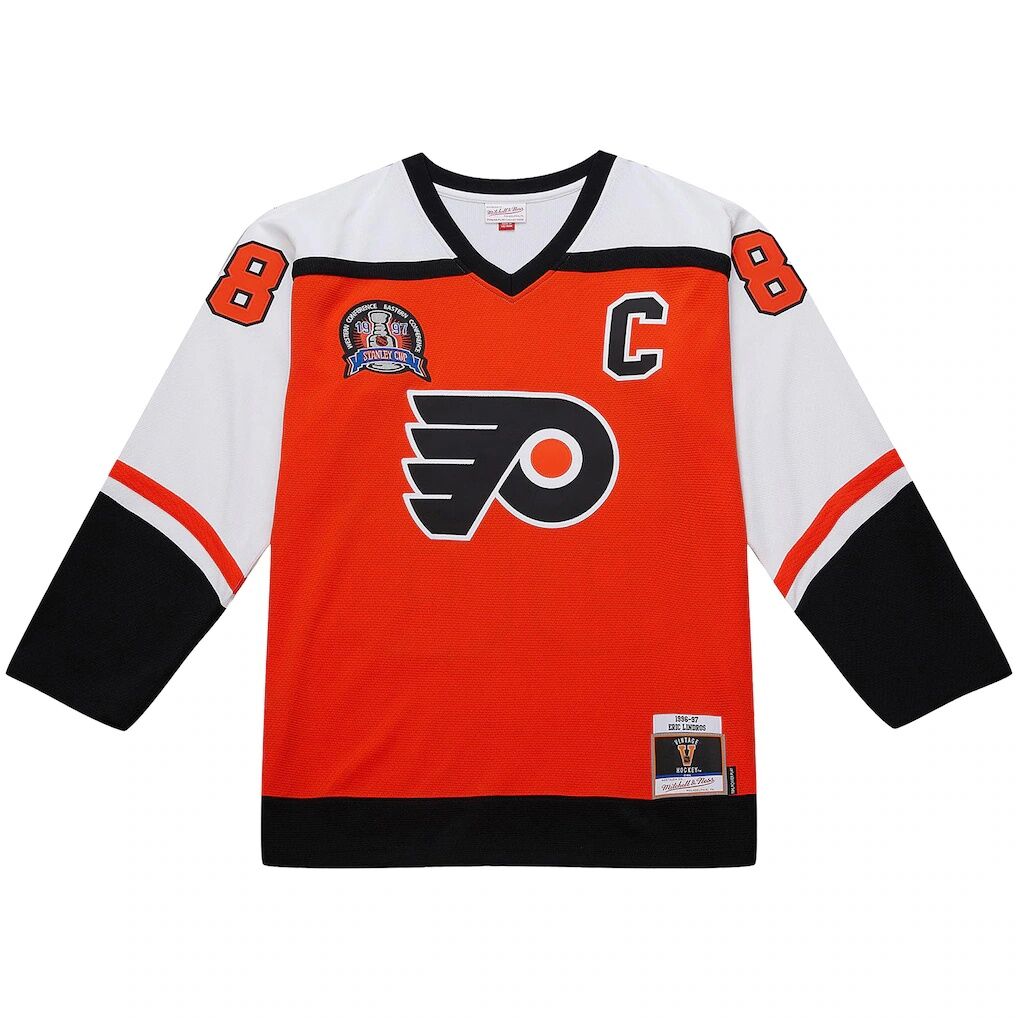 Eric Lindros Philadelphia Flyers Mitchell & Ness Big & Tall 1996-97 Blue Line 2.0 Jersey
