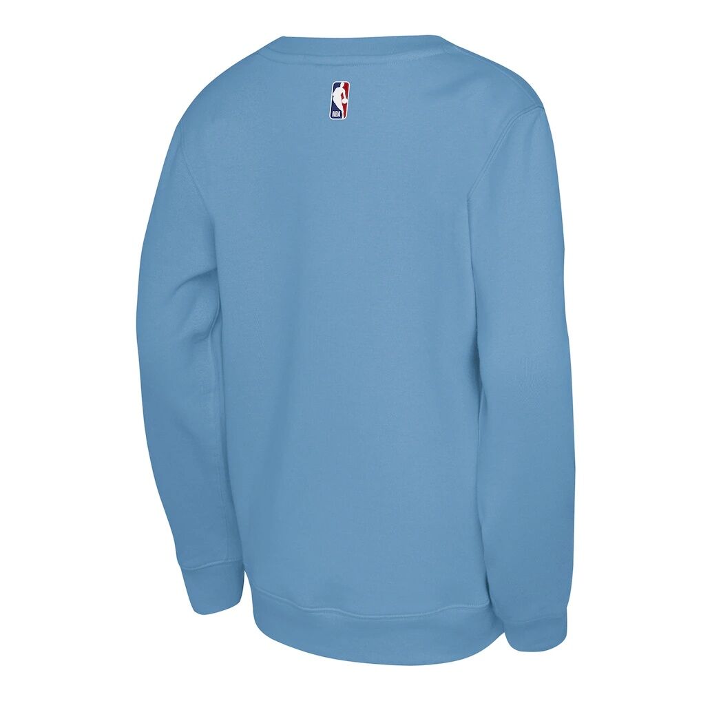 Memphis Grizzlies Jordan Brand Youth Courtside Statement Edition Sweatshirt - Light Blue