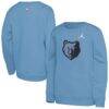 Memphis Grizzlies Jordan Brand Youth Courtside Statement Edition Sweatshirt - - Front View