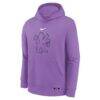 Sacramento Kings Nike Youth 2025/26 City Edition Club Fleece Pullover Hoodie - Purple - Side View