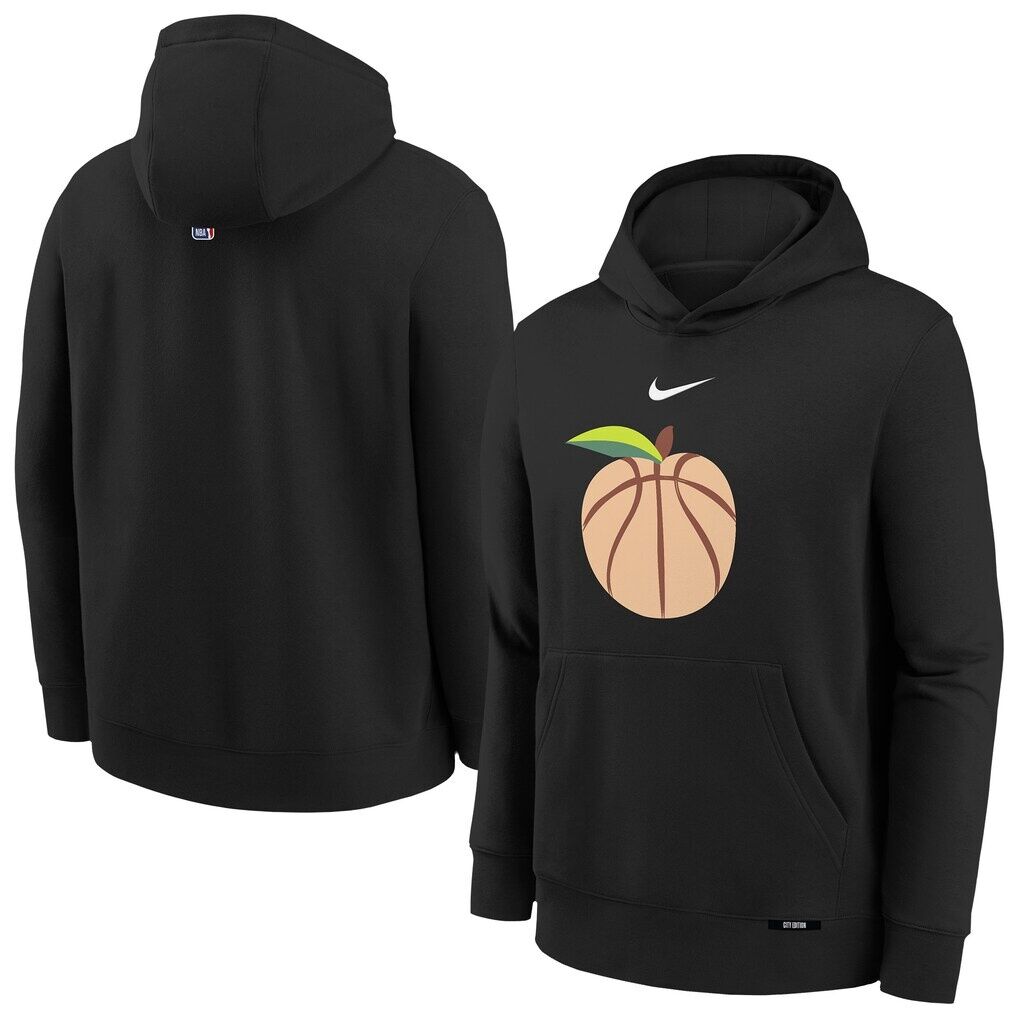 Atlanta Hawks Nike Youth 2025/26 City Edition Club Fleece Pullover Hoodie
