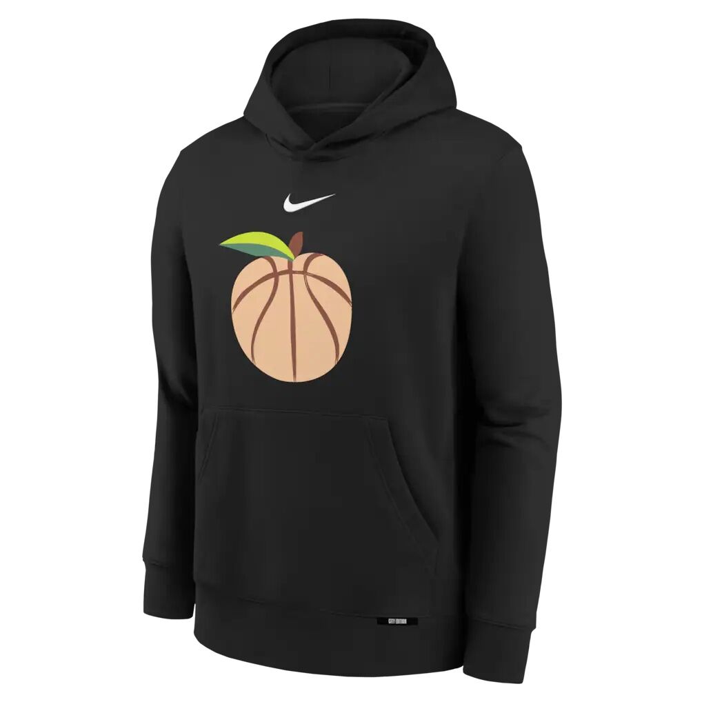 Atlanta Hawks Nike Youth 2025/26 City Edition Club Fleece Pullover Hoodie