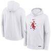 Houston Rockets Nike Youth 2025/26 City Edition Club Fleece Pullover Hoodie - White - Front View