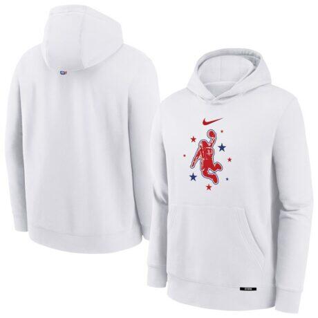Houston Rockets Nike Youth 2025/26 City Edition Club Fleece Pullover Hoodie