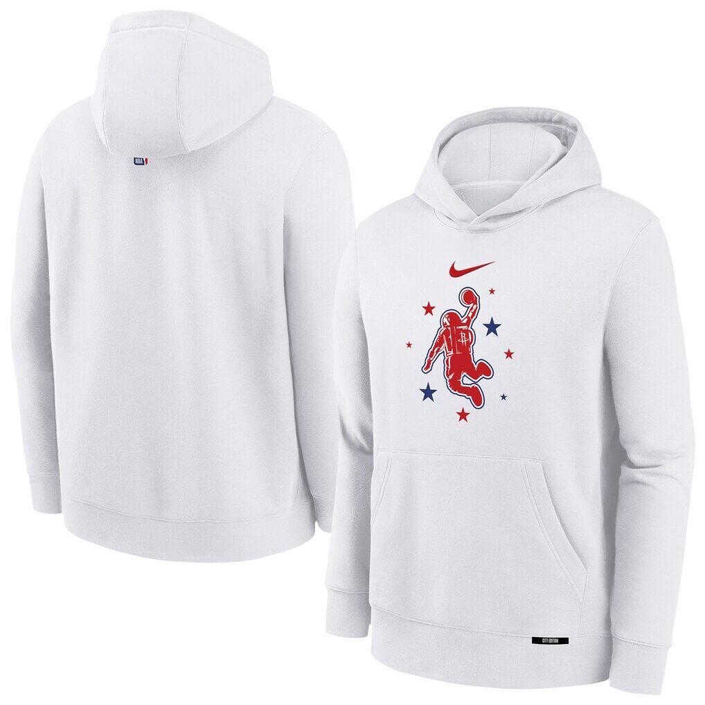 Houston Rockets Nike Youth 2025/26 City Edition Club Fleece Pullover Hoodie