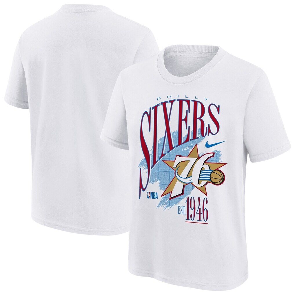 Philadelphia 76ers Nike Youth Hardwood Classics Champs Max90 T-Shirt