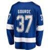 Yanni Gourde Tampa Bay Lightning Fashion7 Home Breakaway Jersey - Blue - Detail View