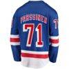 Juuso Parssinen New York Rangers Fashion7 Home Breakaway Jersey - Blue - Detail View