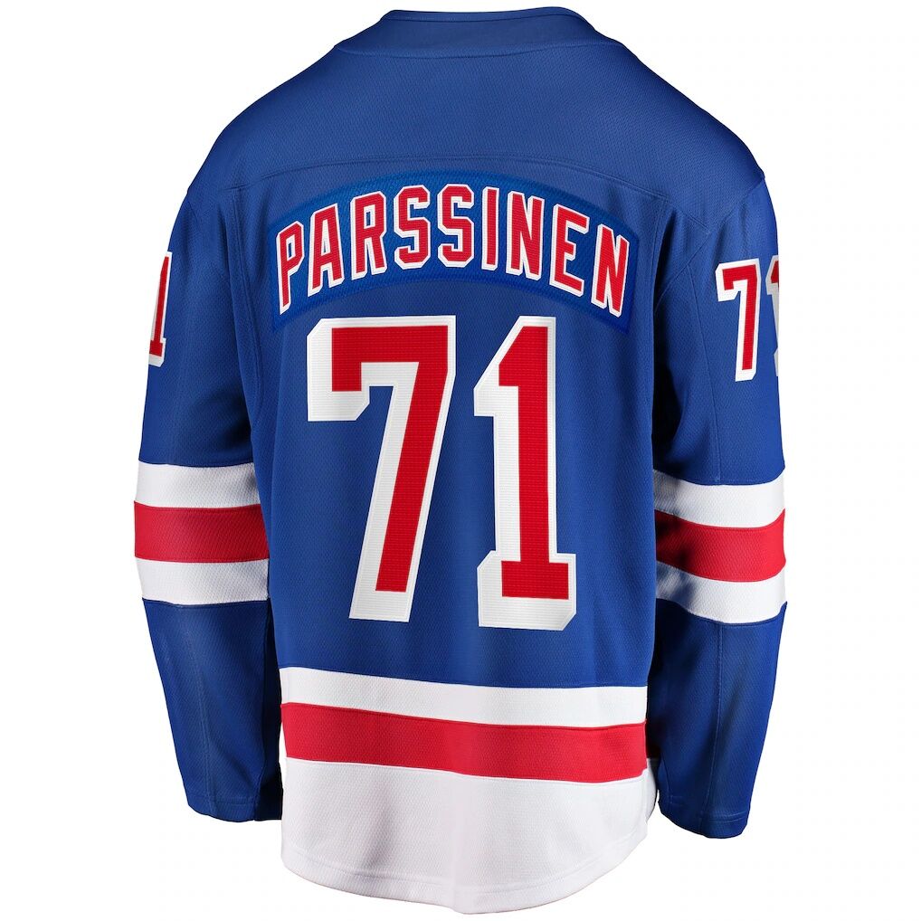 Juuso Parssinen New York Rangers Fashion7 Home Breakaway Jersey