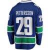 Marcus Pettersson Vancouver Canucks Fashion7 Home Breakaway Jersey - Blue - Detail View
