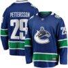 Marcus Pettersson Vancouver Canucks Fashion7 Home Breakaway Jersey - Blue - Front View