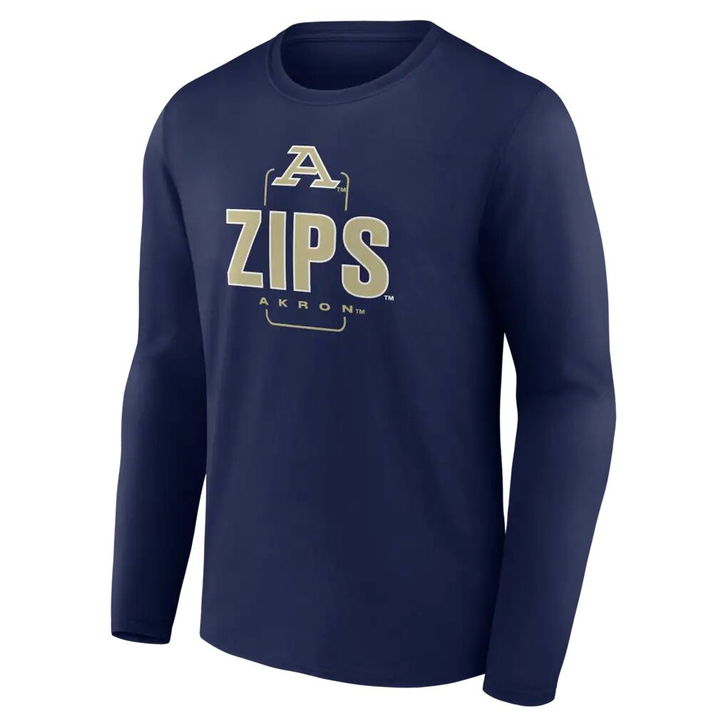Akron Zips  Personalized Name & Number Midfielder Long Sleeve T-Shirt