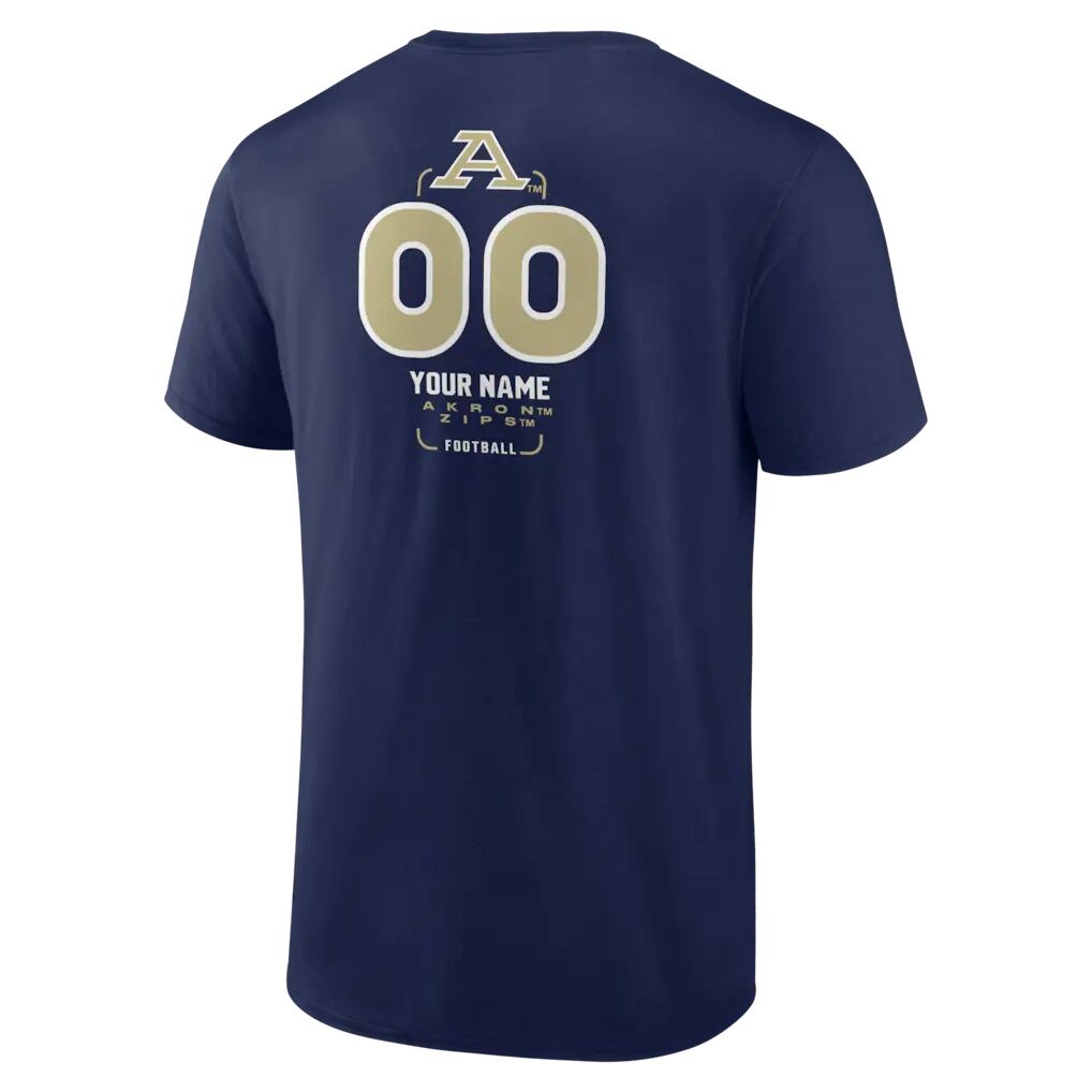 Akron Zips  Personalized Name & Number Midfielder T-Shirt