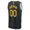 Golden State Warriors Fashion7 Youth Fast Break Custom Replica Jersey - Black - - Detail View