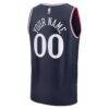 LA Clippers Fashion7 Youth Fast Break Custom Replica Jersey - Navy - Navy - Side View