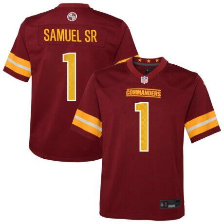 Deebo Samuel Sr Washington Commanders Nike Youth Team Game Jersey - - Front View