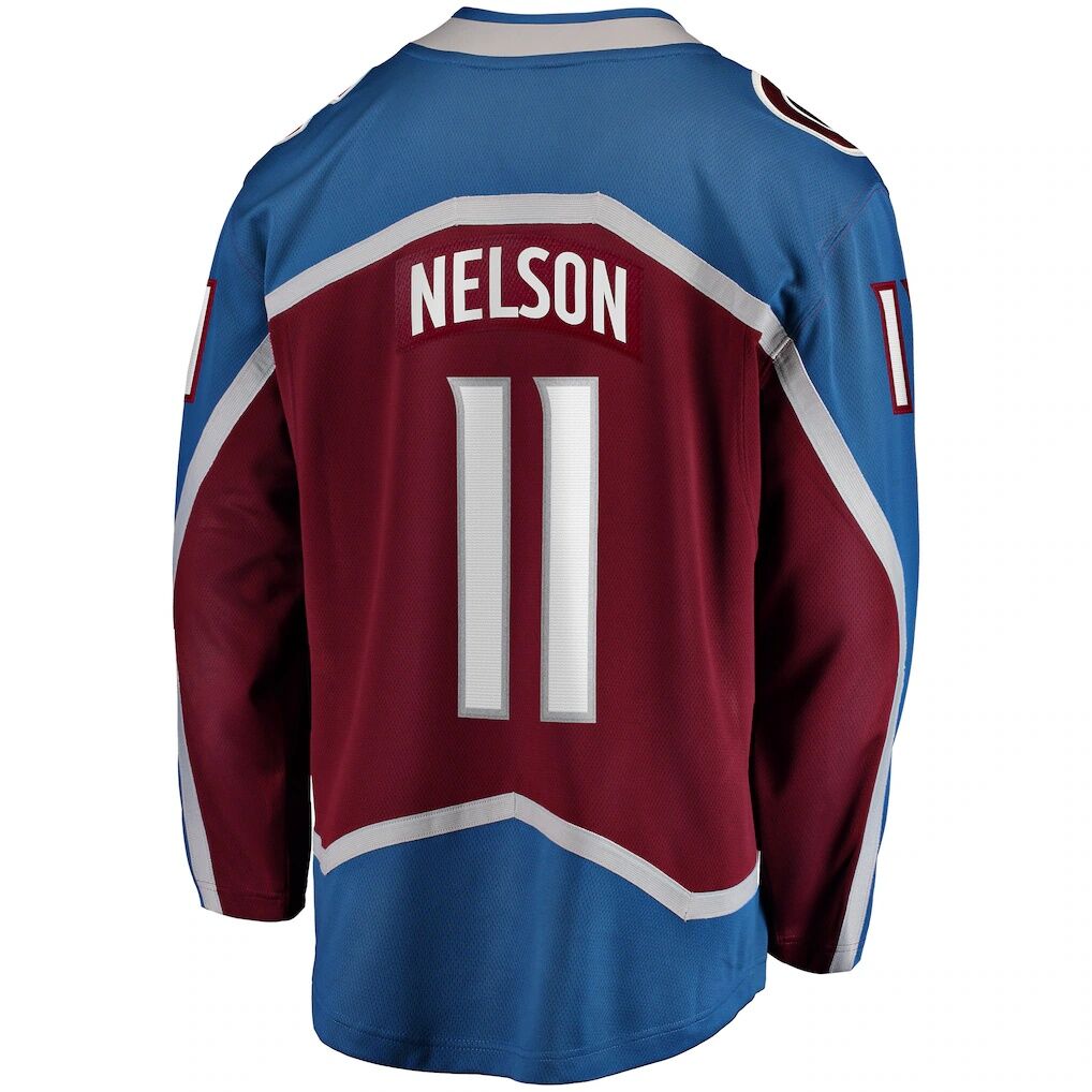 Brock Nelson Colorado Avalanche Fashion7 Home Breakaway Jersey - Burgundy