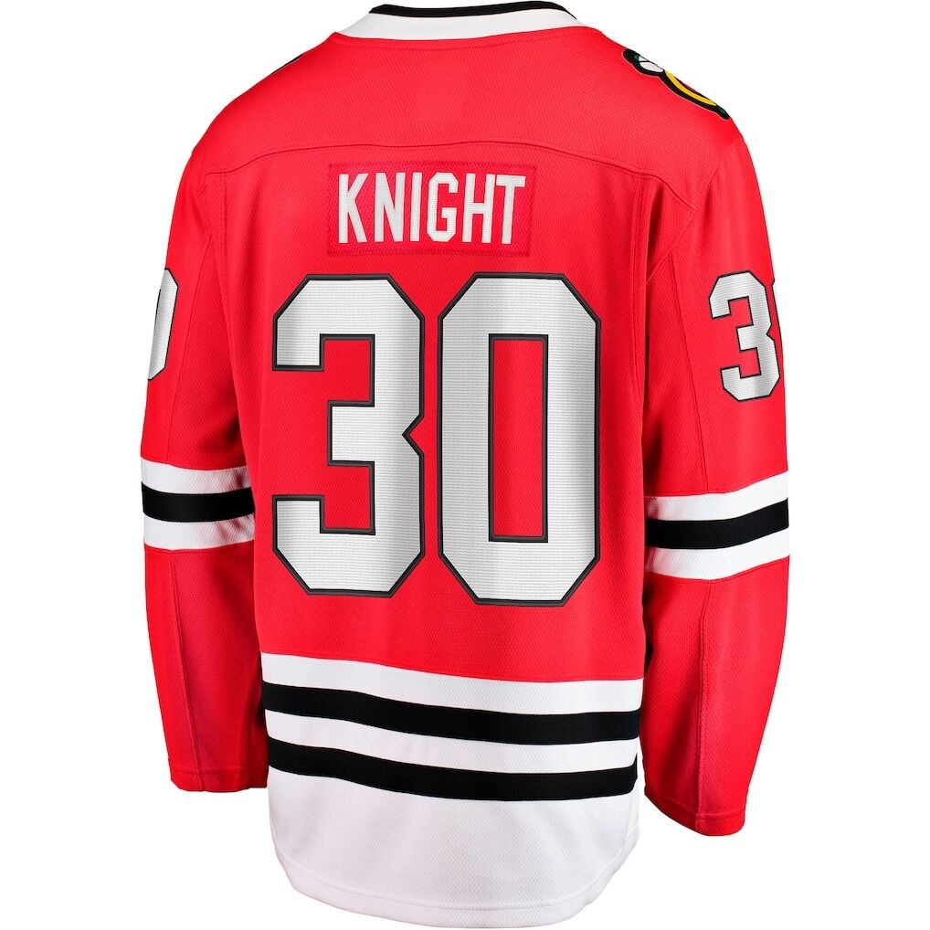 Spencer Knight Chicago Blackhawks Fashion7 Home Breakaway Jersey