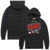 Houston Rockets Homage Unisex Hometown Edition Tri-Blend Raglan Pullover Hoodie - - Front View