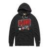 Houston Rockets Homage Unisex Hometown Edition Tri-Blend Raglan Pullover Hoodie - - Side View